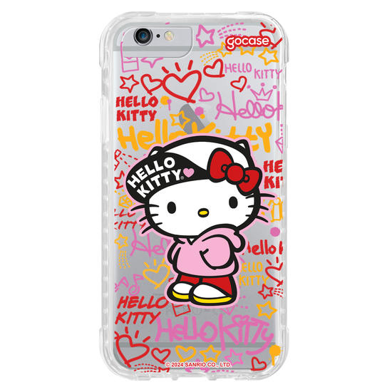 Capinha para celular  Hello Kitty - Grafite