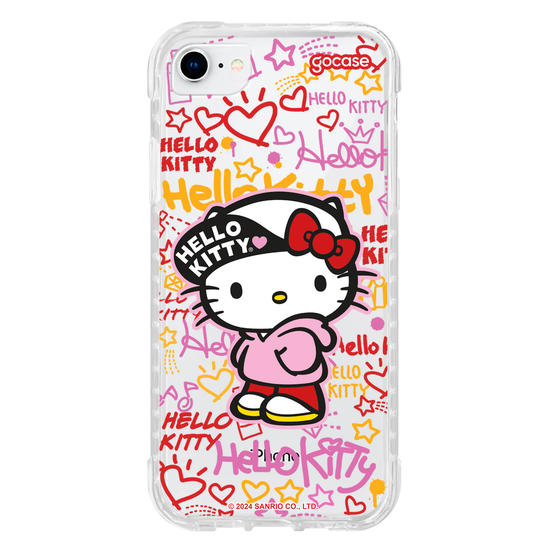 Capinha para celular  Hello Kitty - Grafite