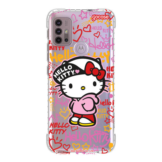 Capinha para celular  Hello Kitty - Grafite