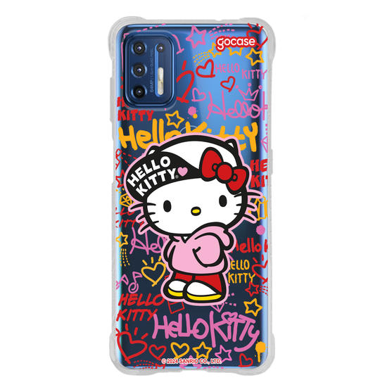 Capinha para celular  Hello Kitty - Grafite