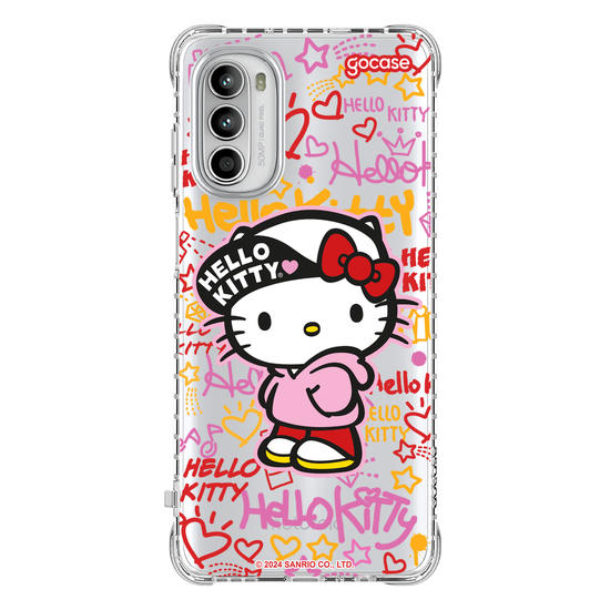 Capinha para celular  Hello Kitty - Grafite