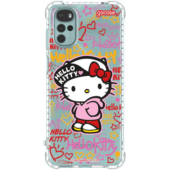 Capinha para celular  Hello Kitty - Grafite