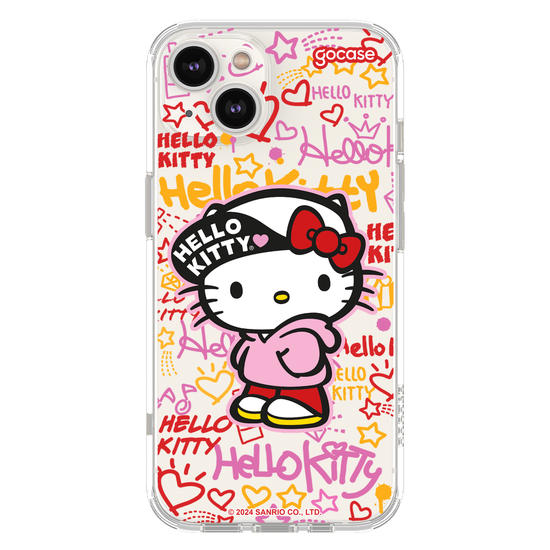 Capinha para celular  Hello Kitty - Grafite
