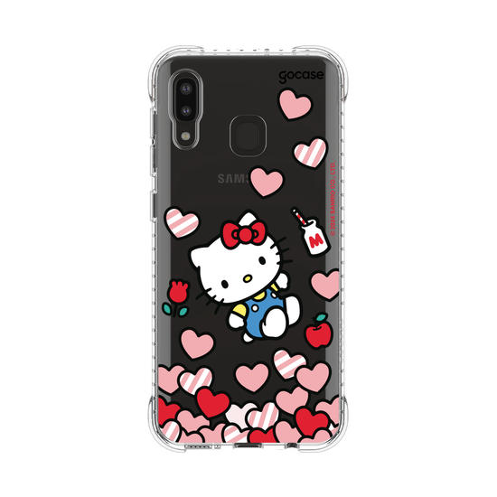 Capinha para celular  Hello Kitty - Corações Flutuantes