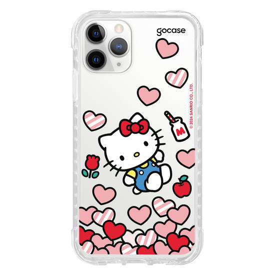 Capinha para celular  Hello Kitty - Corações Flutuantes