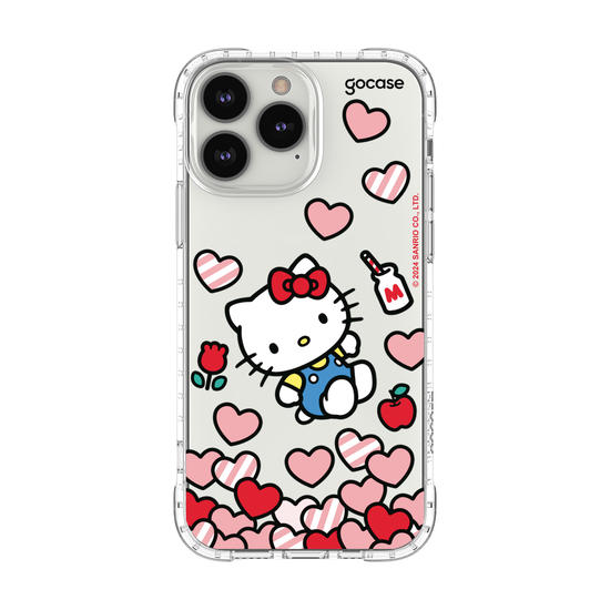 Capinha para celular  Hello Kitty - Corações Flutuantes