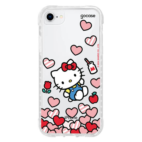 Capinha para celular  Hello Kitty - Corações Flutuantes