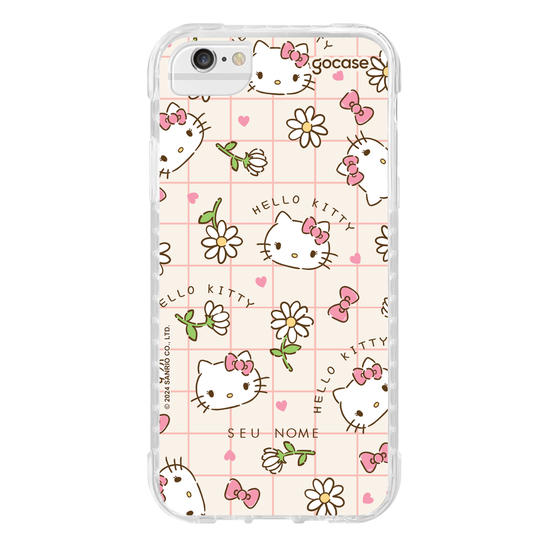 Capinha para celular  Hello Kitty - Flowers and Bows