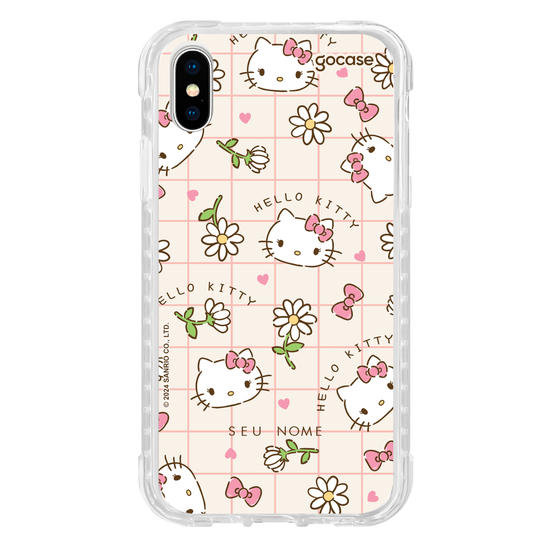 Capinha para celular  Hello Kitty - Flowers and Bows