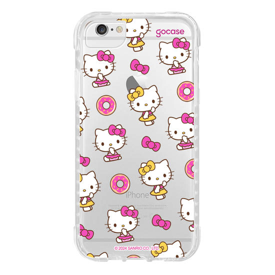 Capinha para celular  Hello Kitty - Lacinhos e Rosquinhas