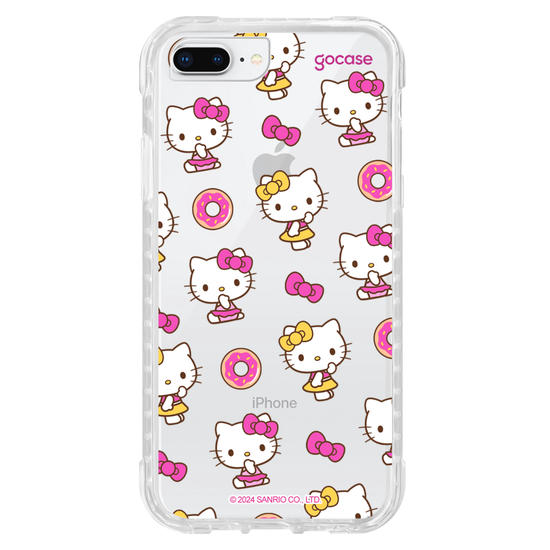 Capinha para celular  Hello Kitty - Lacinhos e Rosquinhas
