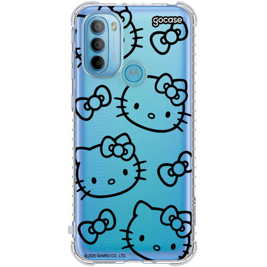 Capinha para celular  Hello Kitty - Line Pattern