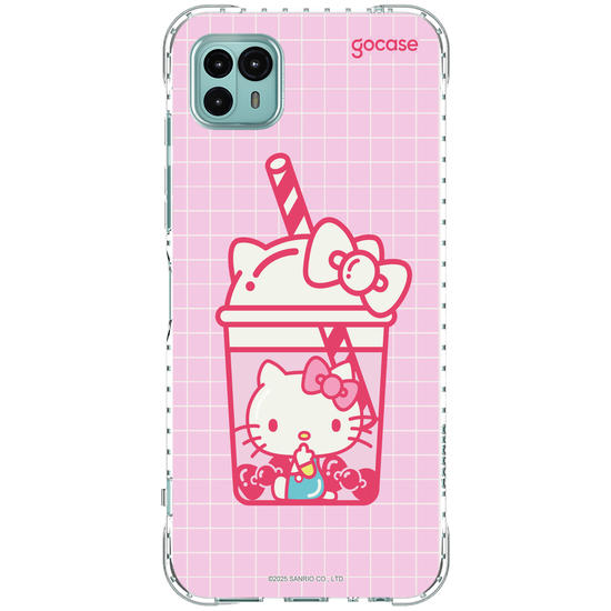 Capinha para celular  Hello Kitty - Boba Tea