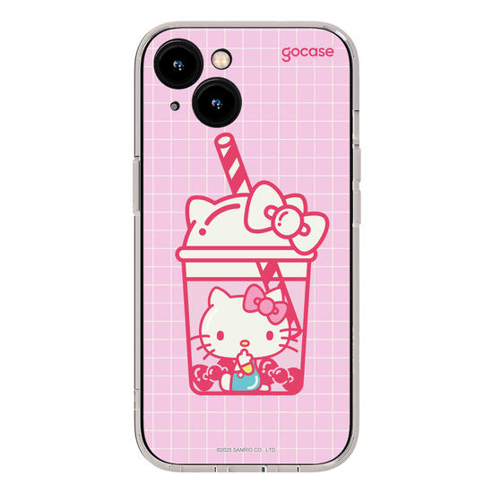 Capinha para celular  Hello Kitty - Boba Tea
