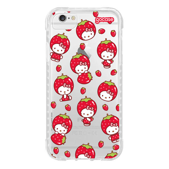 Capinha para celular  Hello Kitty - Moranguinho Pattern