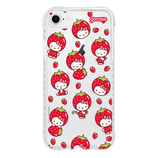 Capinha para celular  Hello Kitty - Moranguinho Pattern