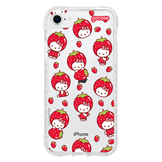 Capinha para celular  Hello Kitty - Moranguinho Pattern