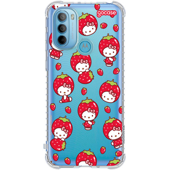 Capinha para celular  Hello Kitty - Moranguinho Pattern