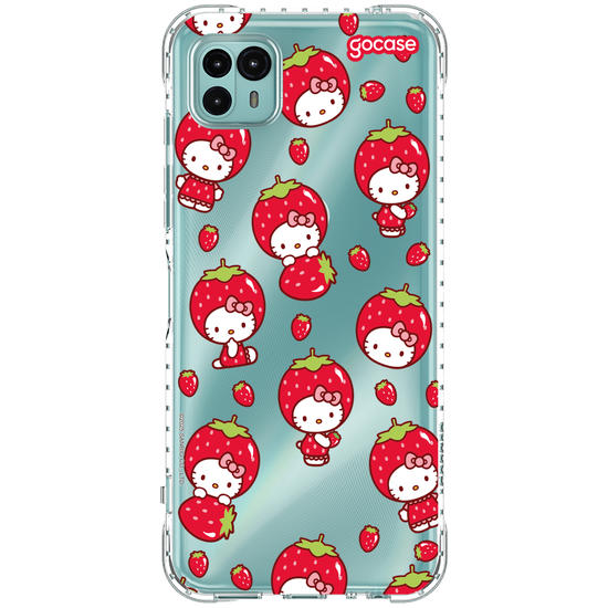 Capinha para celular  Hello Kitty - Moranguinho Pattern