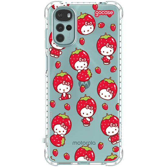 Capinha para celular  Hello Kitty - Moranguinho Pattern