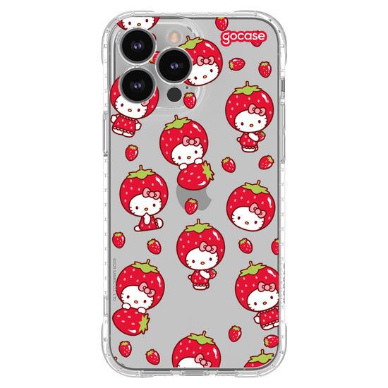 Capinha para celular  Hello Kitty - Moranguinho Pattern