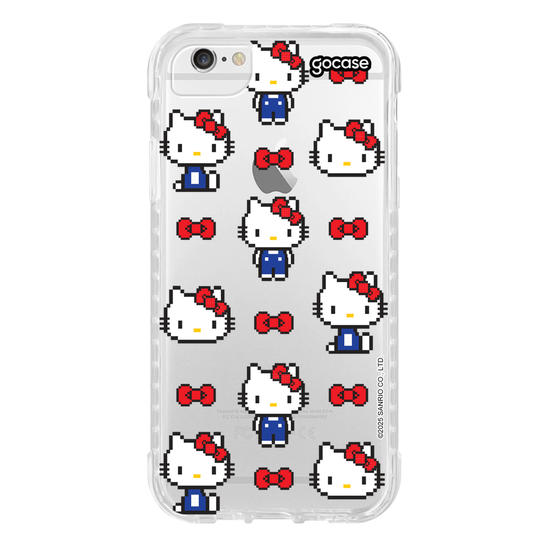 Capinha para celular  Hello Kitty - Pixel Love Pattern