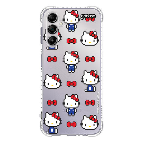 Capinha para celular  Hello Kitty - Pixel Love Pattern