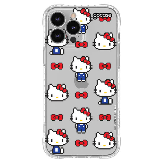 Capinha para celular  Hello Kitty - Pixel Love Pattern