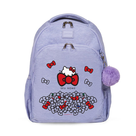  Mochila Fun - Hello Kitty - Lacinhos