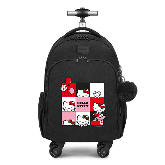 Mochila de Carrinho 4 Rodas Fun - Hello Kitty - Quadros