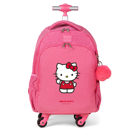 Mochila de Carrinho 4 Rodas Fun - Hello Kitty - Cute Kitty