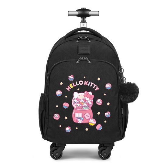 Mochila de Carrinho 4 Rodas Fun - Hello Kitty - Gacha Machine