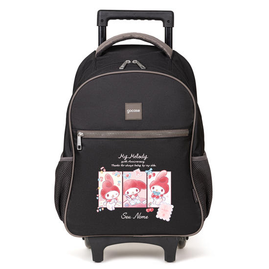Mochila de Carrinho 2 Rodas Play - My Melody 50 - Sweet Memories