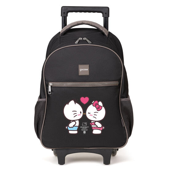 Mochila de Carrinho 2 Rodas Play -  Hello Kitty - Kiss Dear Daniel