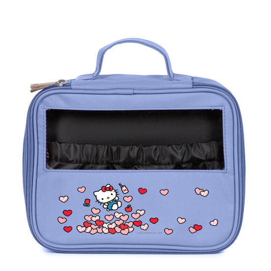 Necessaire Makeup Double - Hello Kitty - Corações Flutuantes