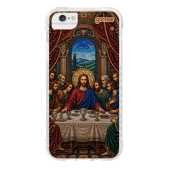 Capinha para celular   Santa Ceia Cravejada