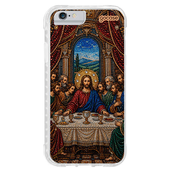 Capinha para celular   Santa Ceia Cravejada