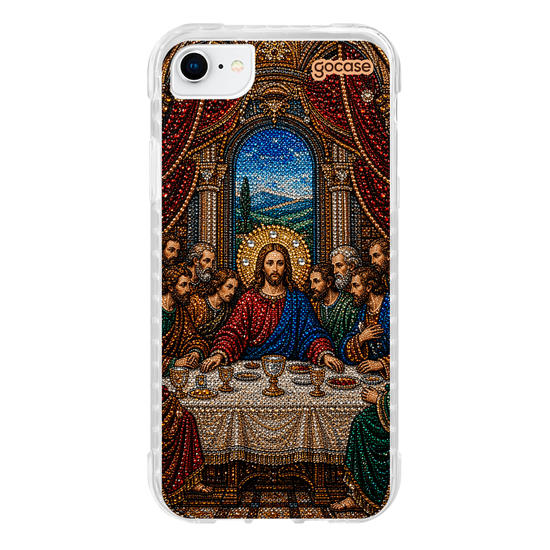 Capinha para celular   Santa Ceia Cravejada