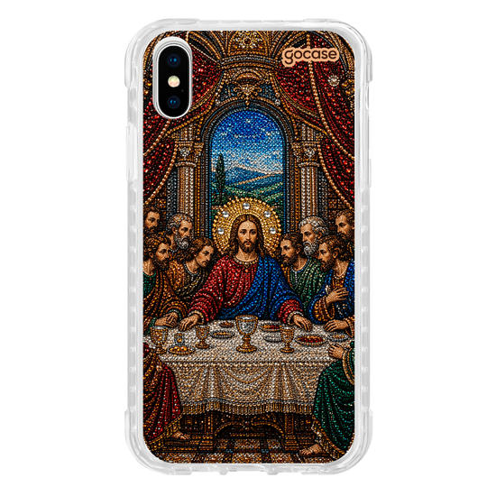 Capinha para celular   Santa Ceia Cravejada