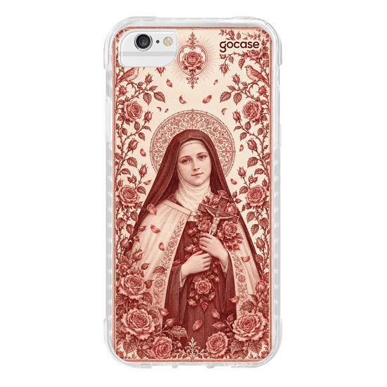 Capinha para celular  Santa Teresinha - Chuva de Rosas