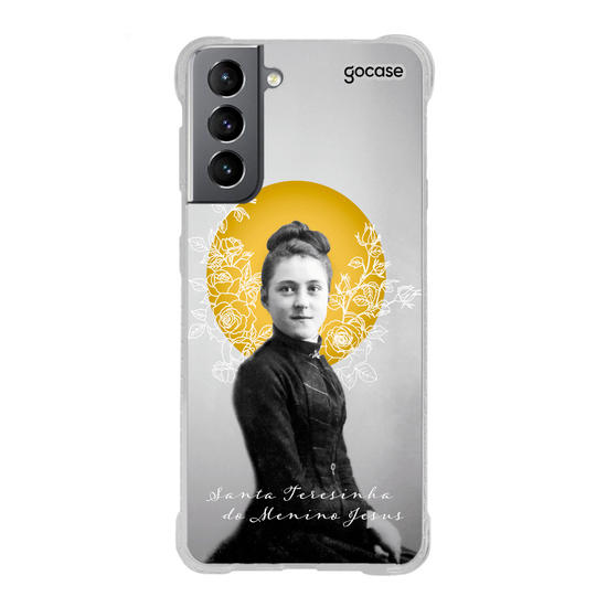 Capinha para celular  Santa Teresinha Rosas Colagem