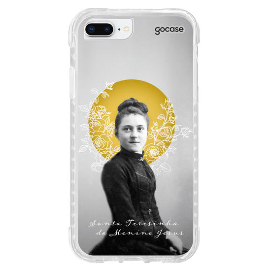 Capinha para celular  Santa Teresinha Rosas Colagem