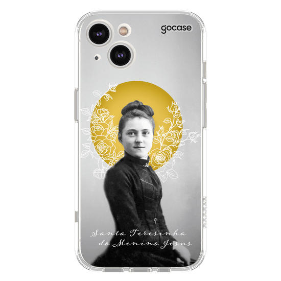 Capinha para celular  Santa Teresinha Rosas Colagem