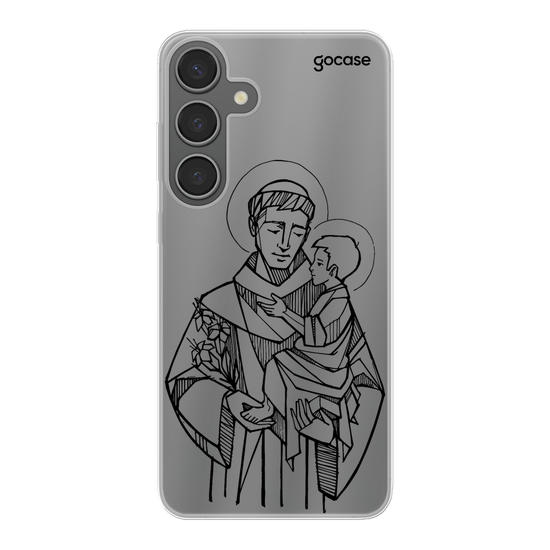 Saint Anthony Lineart Phone Case