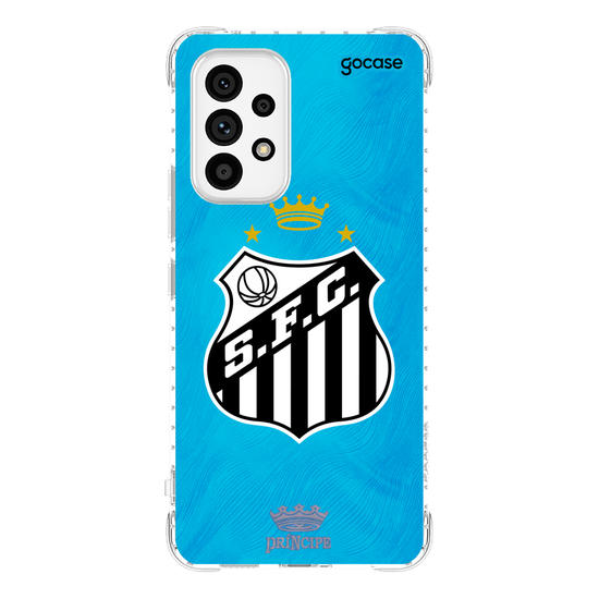 Capinha para celular  Santos - Uniforme Azul 2025 Escudo