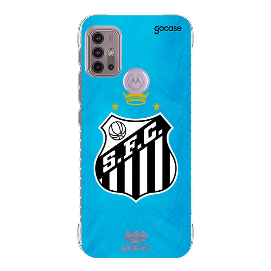 Capinha para celular  Santos - Uniforme Azul 2025 Escudo