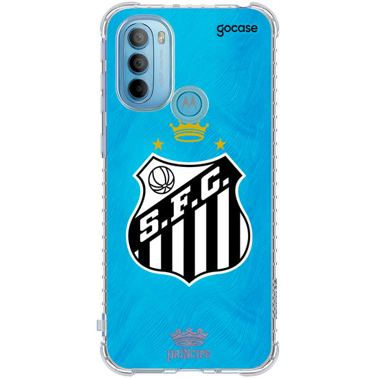 Capinha para celular  Santos - Uniforme Azul 2025 Escudo