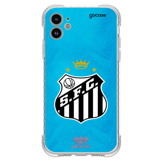 Capinha para celular  Santos - Uniforme Azul 2025 Escudo