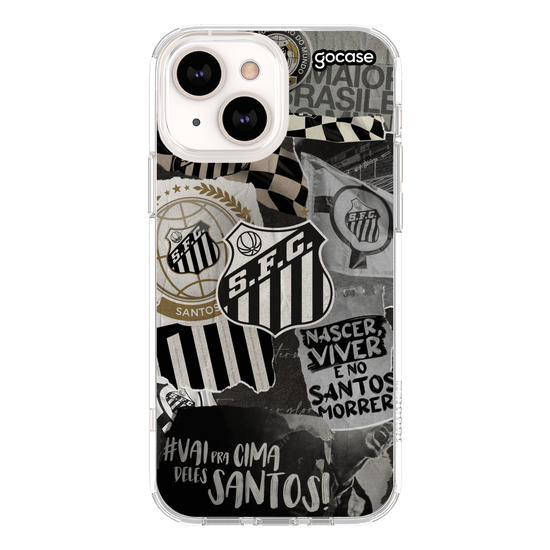 Capinha para celular Santos - Colagem