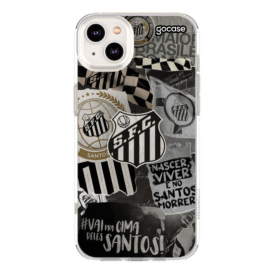 Capinha para celular Santos - Colagem
